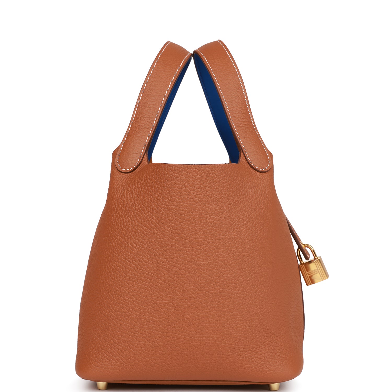 H Eclat Picotin Lock 18 Gold Clemence Gold Hardware