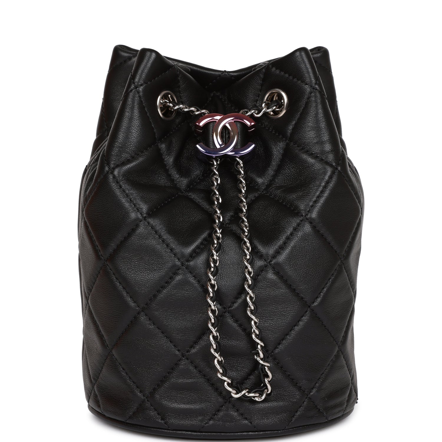 cc-mini-bucket-bag-black-lambskin-silver-hardware-354