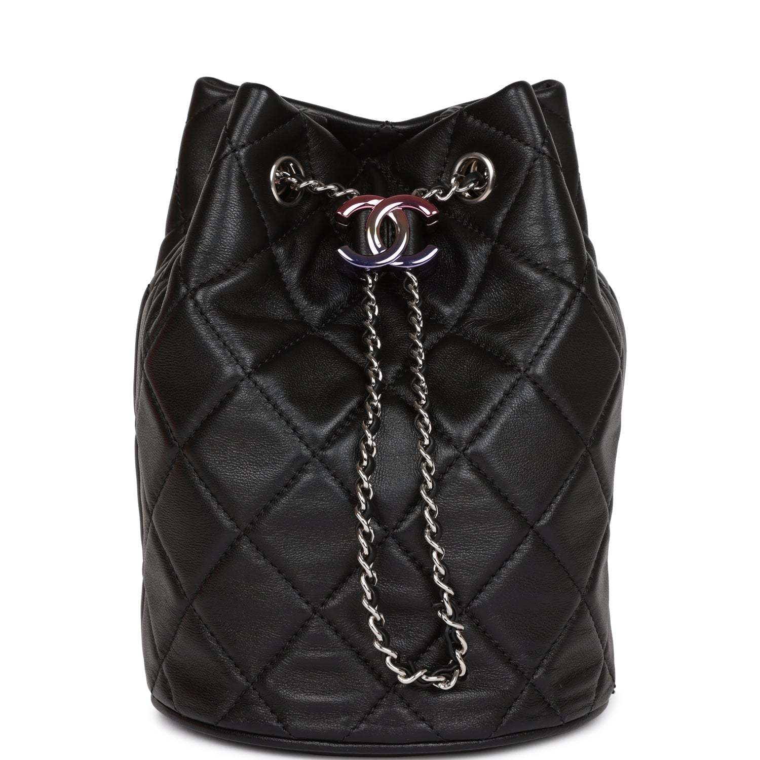 cc-mini-bucket-bag-black-lambskin-silver-hardware-354