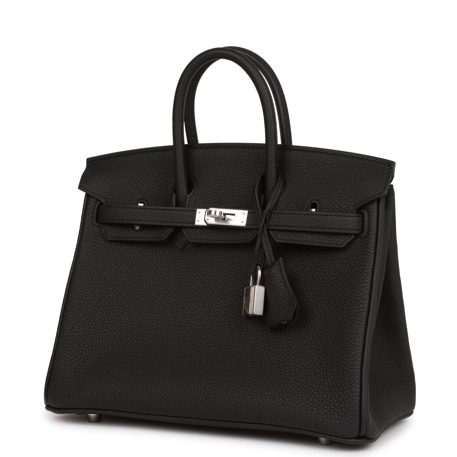 H Birkin 25 Black Togo Palladium Hardware