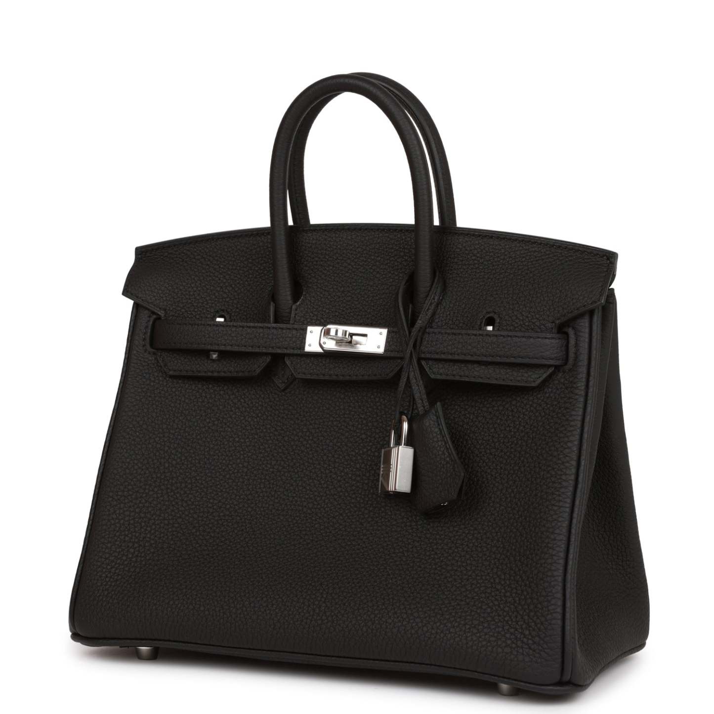 H Birkin 25 Black Togo Palladium Hardware
