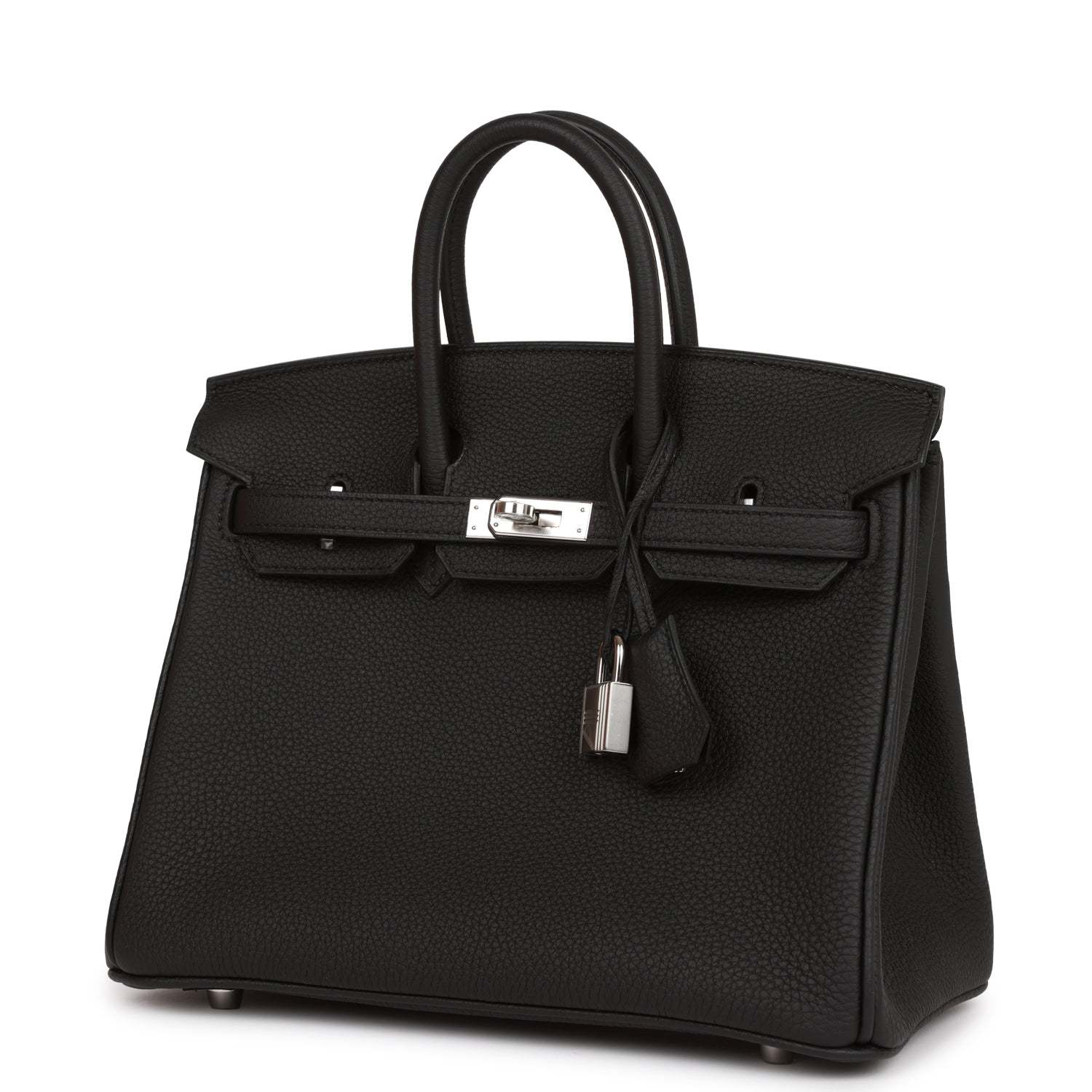 H Birkin 25 Black Togo Palladium Hardware