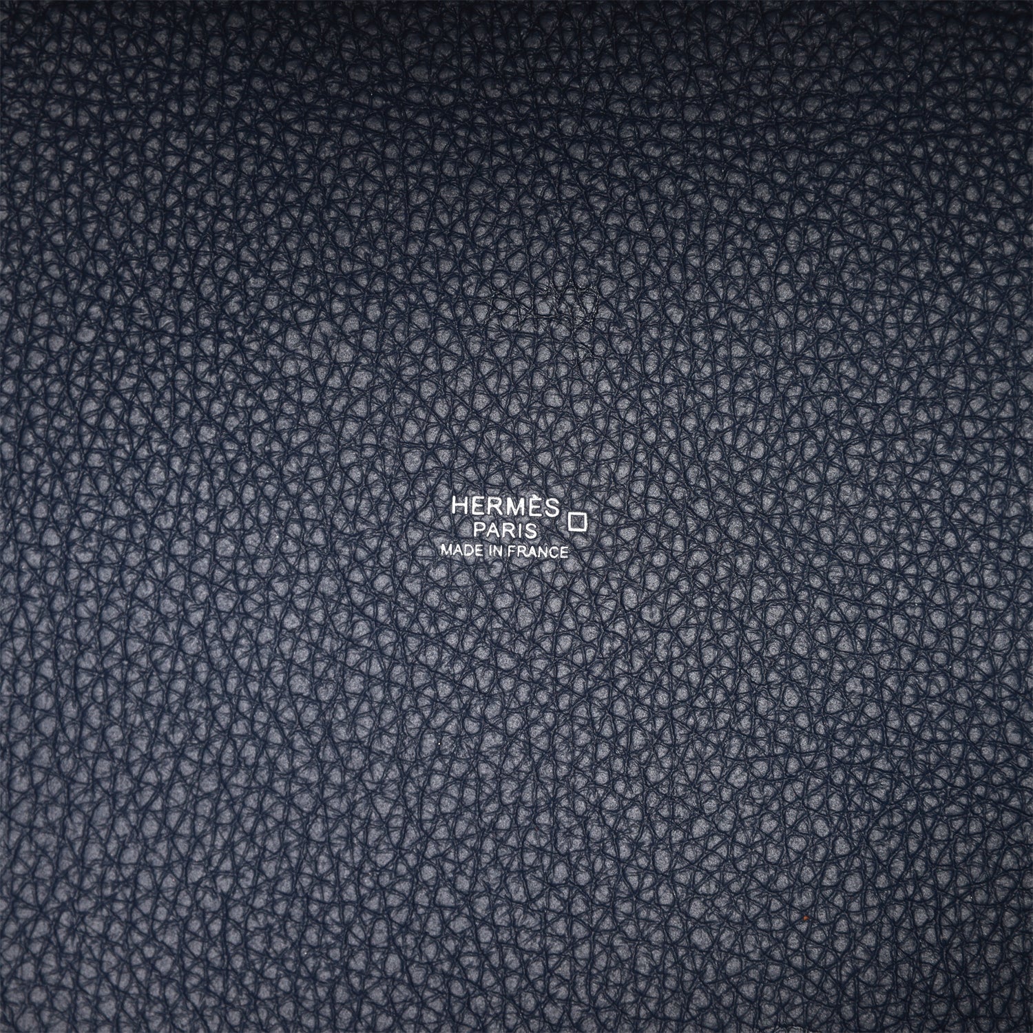 H Picotin Lock 18 Bleu Nuit Clemence and Matte Alligator Touch Palladium Hardware