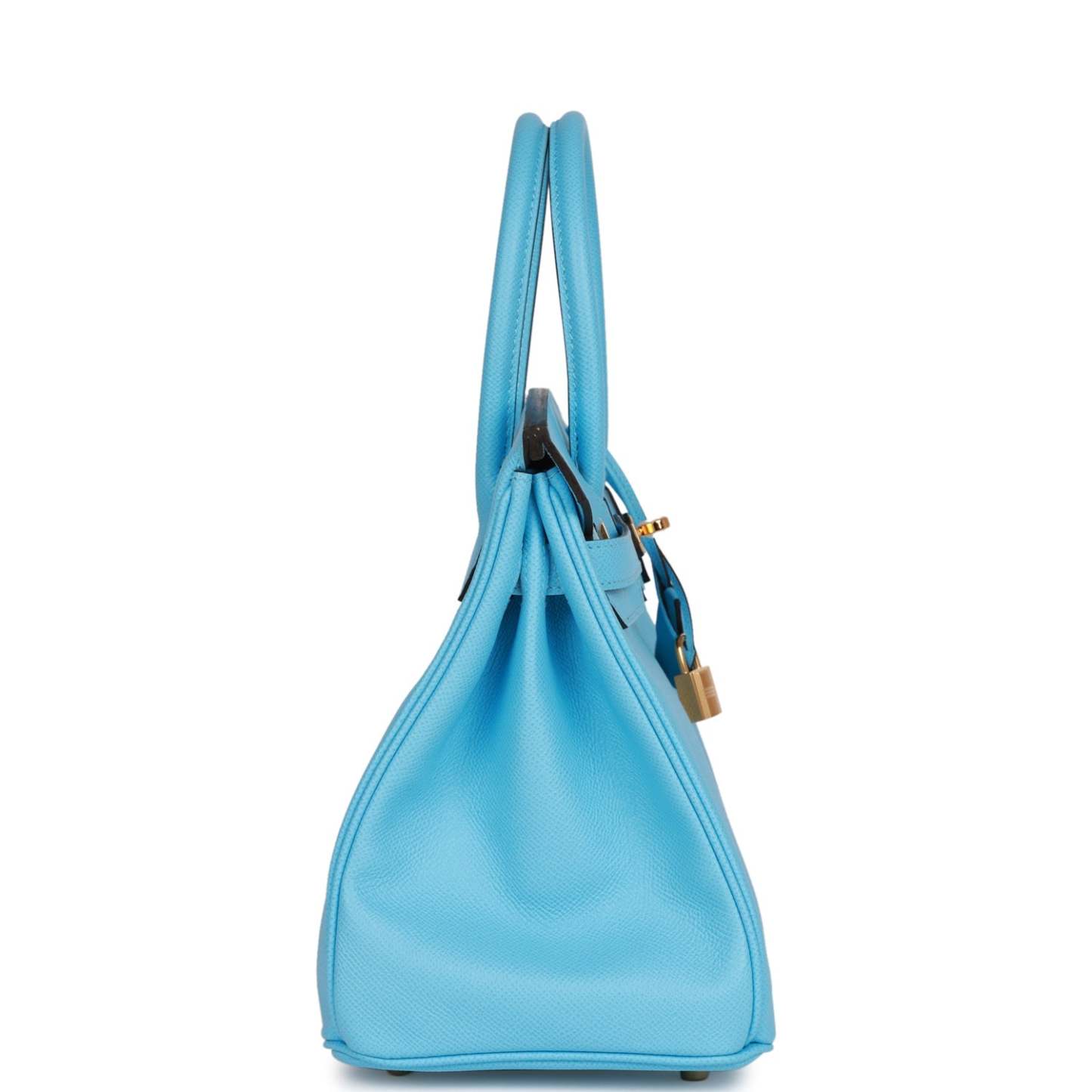 H Birkin 30 Celeste Epsom Gold Hardware