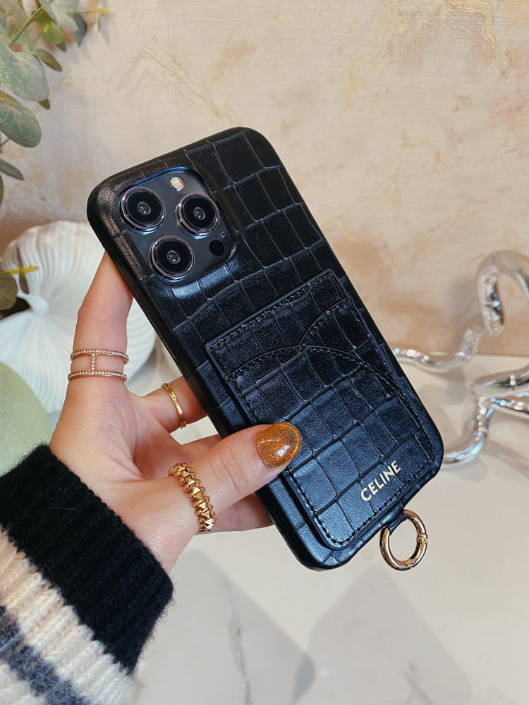 alligator-print-celine-iphone-case-with-card-holder-and-strap-blcak-eyp241415-4842