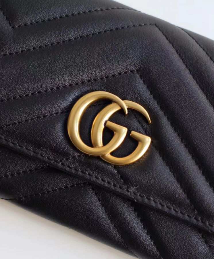 GG GG Marmont continental wallet 443436