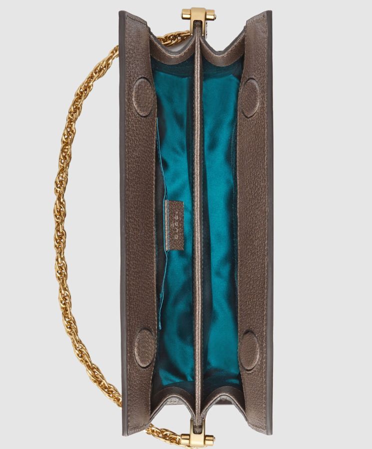 GG Ophidia GG small shoulder bag 503877 Dark Coffee