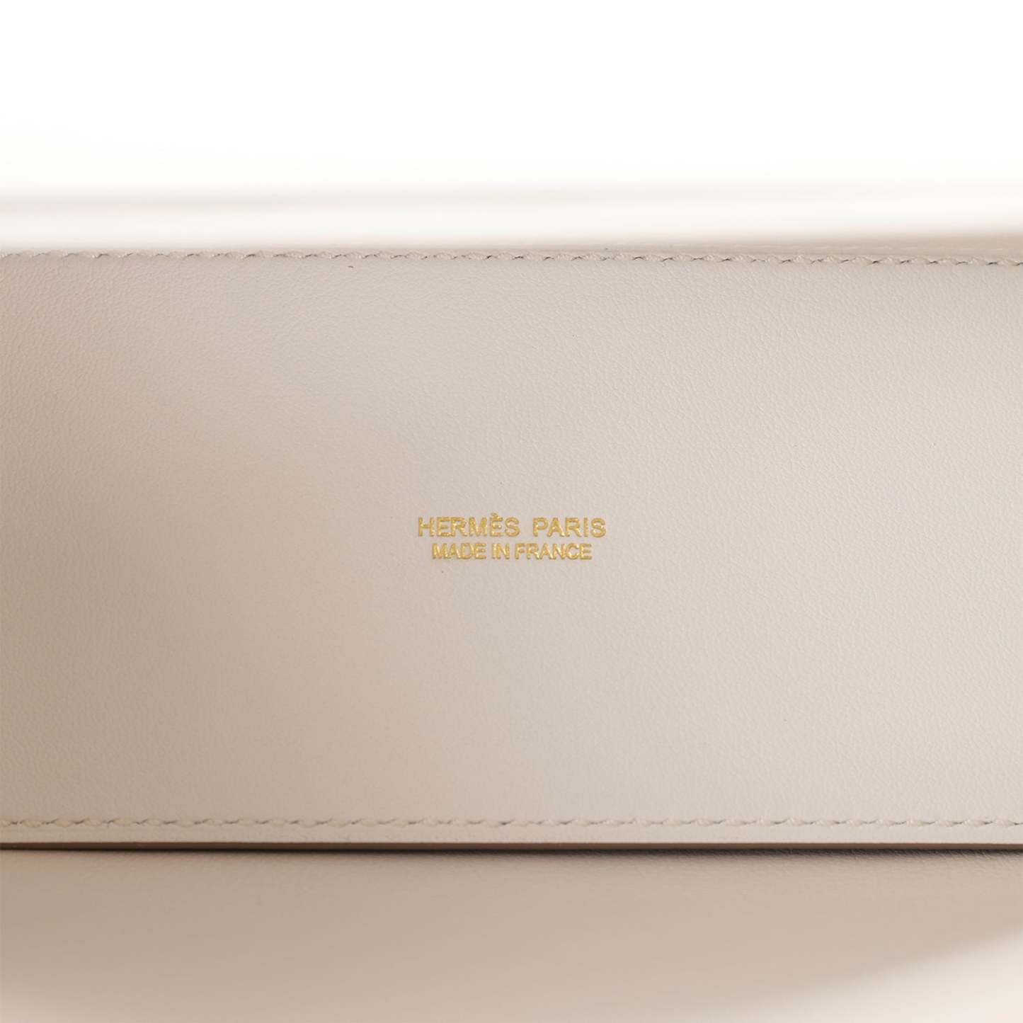 H Kelly Danse Gris Perle Swift Gold Hardware