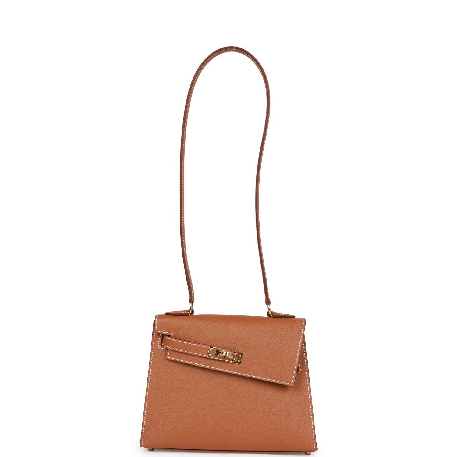 H Kelly Sellier en Desordre 20 Gold Epsom Gold Hardware