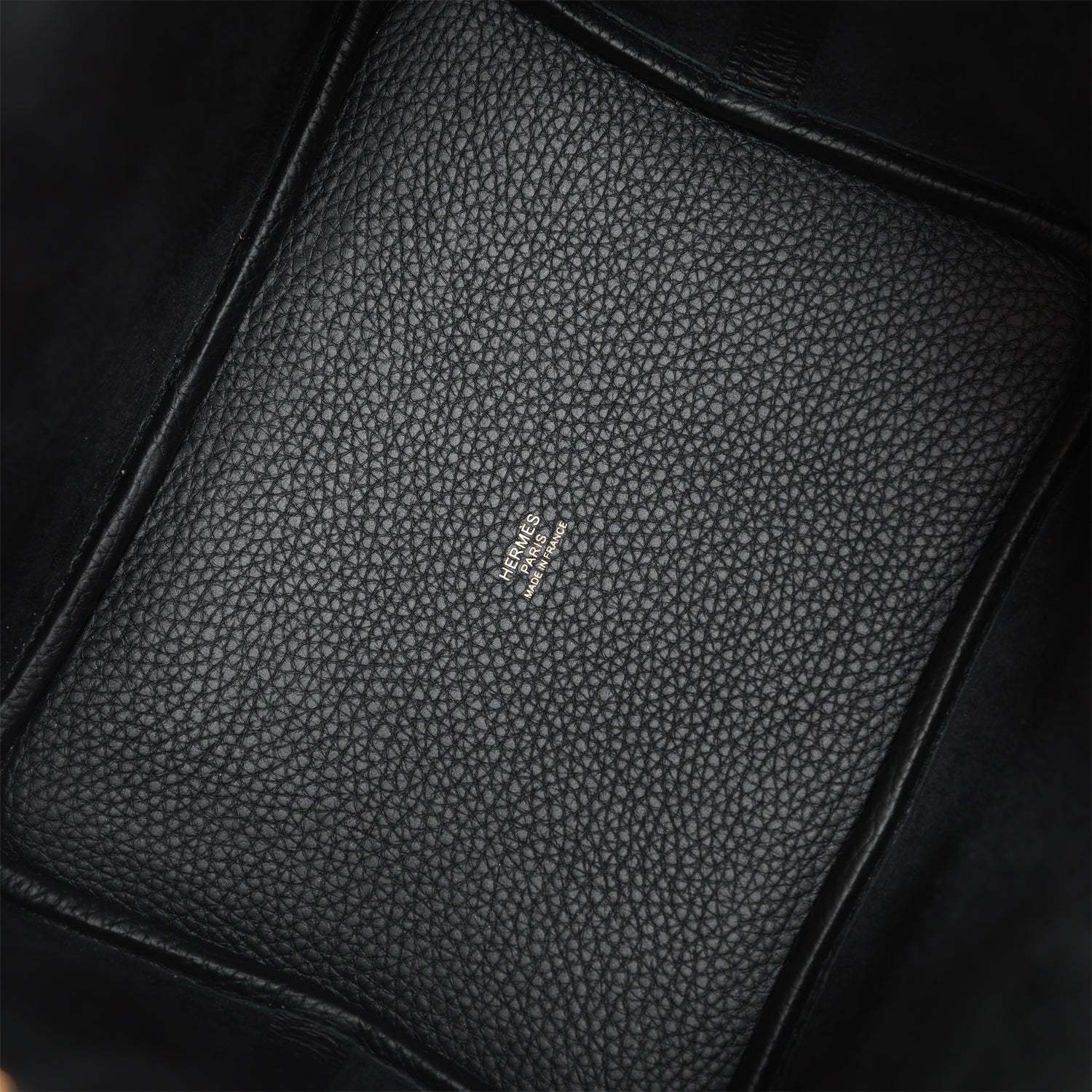 H Picotin Lock 22 Black Clemence Gold Hardware