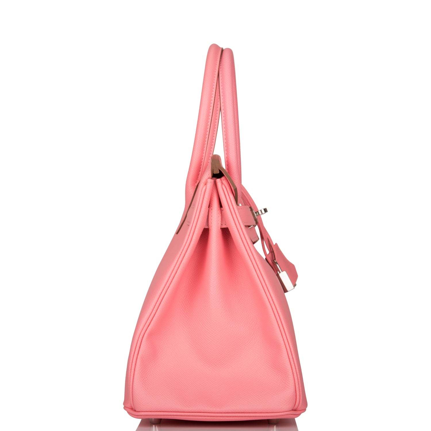 H Birkin 30 Rose Confetti Epsom Palladium Hardware