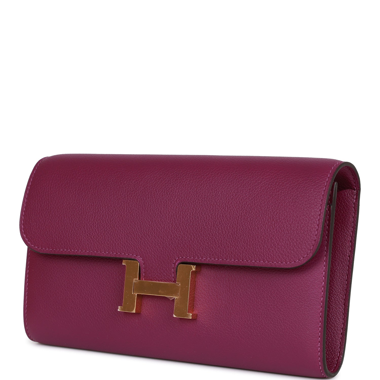 H Constance Wallet To Go Anemone Evercolor Gold Hardware