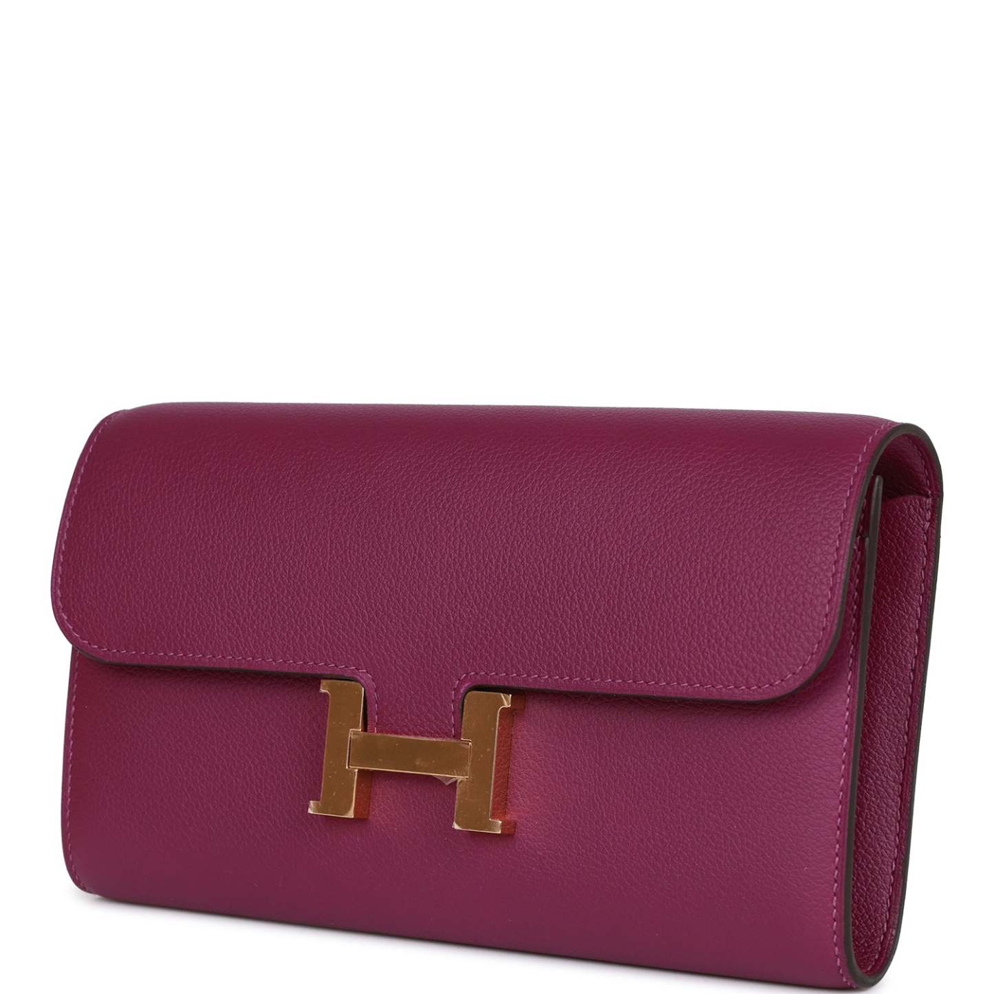 H Constance Wallet To Go Anemone Evercolor Gold Hardware