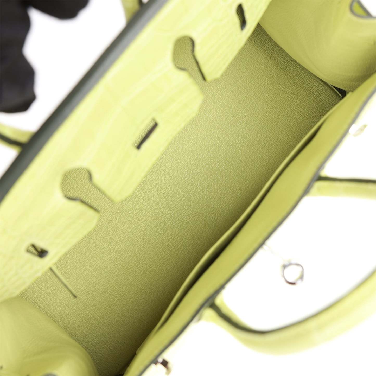 H Birkin 25 Jaune Bourgeon Matte Alligator Palladium Hardware