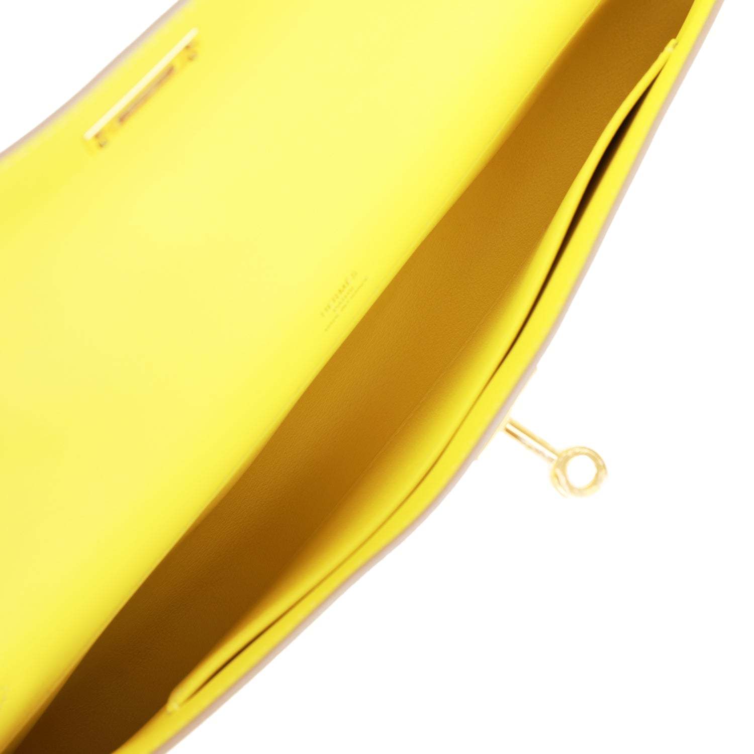 H Kelly Cut Lime Swift Gold Hardware