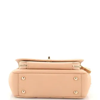 CC Business Affinity Flap Bag Quilted Caviar Small