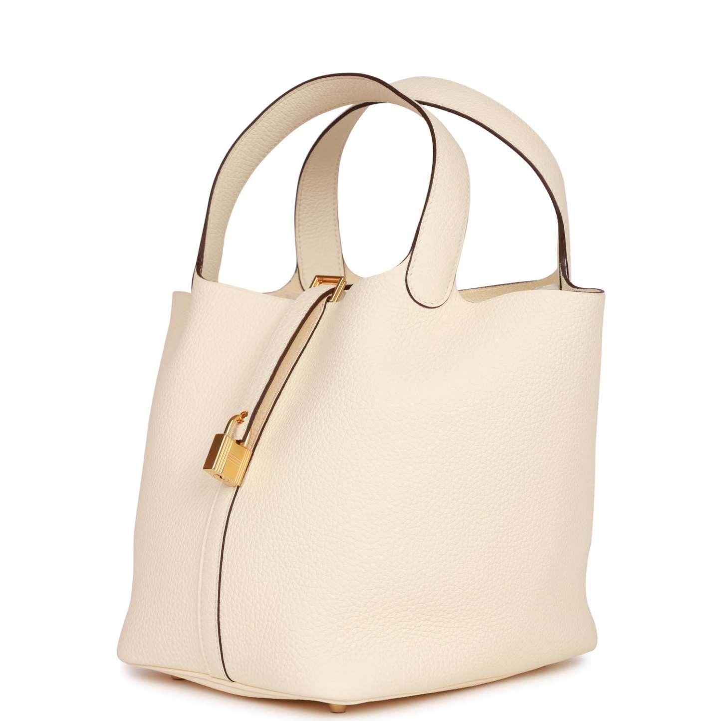 H Picotin Lock 22 Nata Clemence Gold Hardware