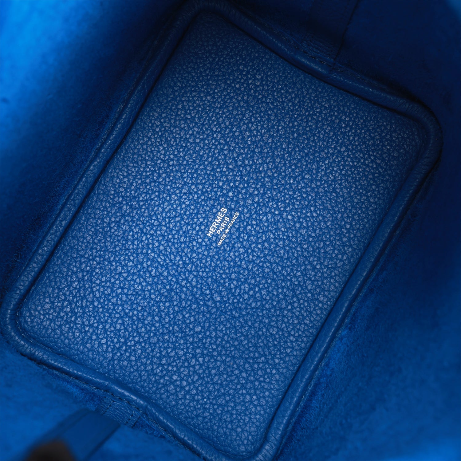 H Picotin Lock 18 Bleu France Clemence Palladium Hardware