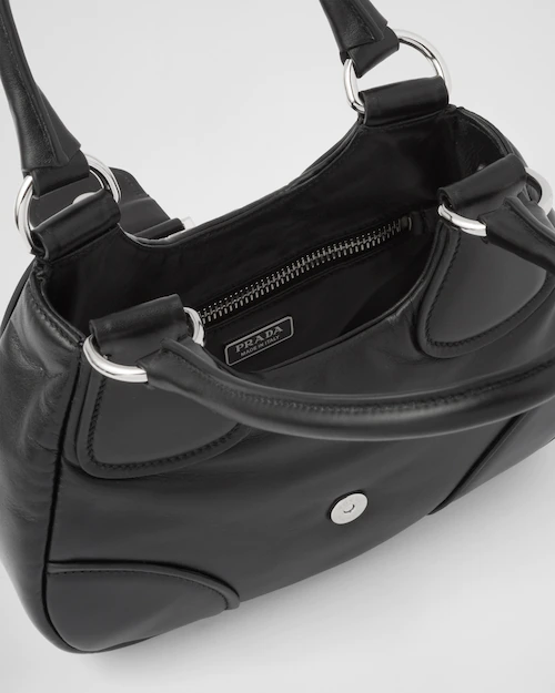 PP Moon padded nappa-leather bag - Black