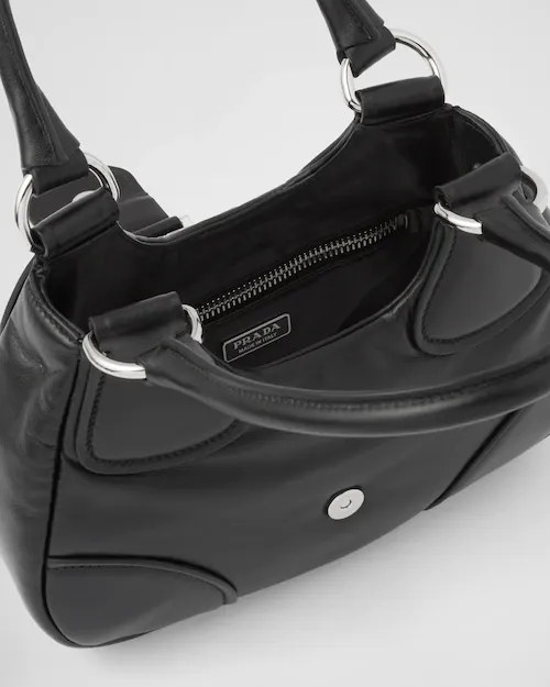 PP Moon padded nappa-leather bag - Black