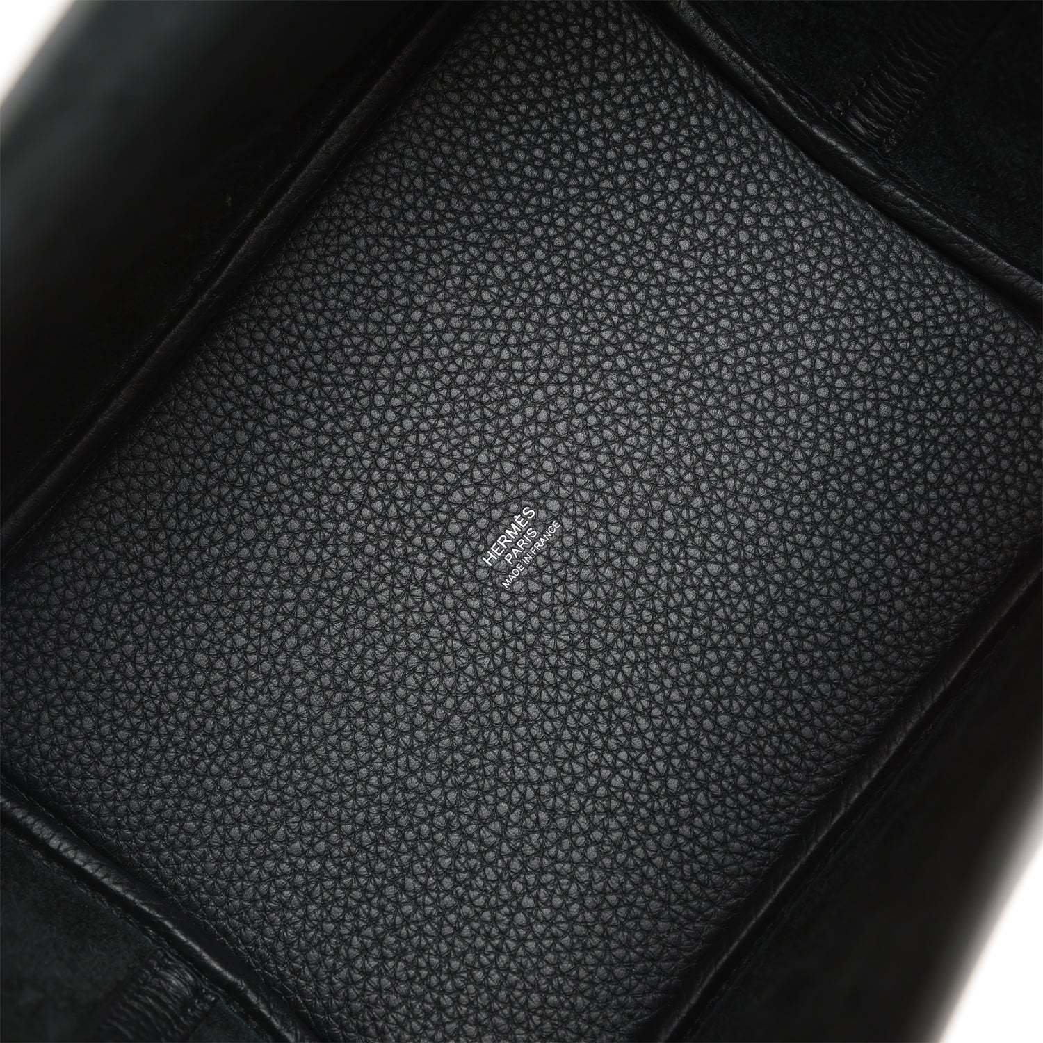 H Black Clemence Picotin Lock 22cm Palladium Hardware