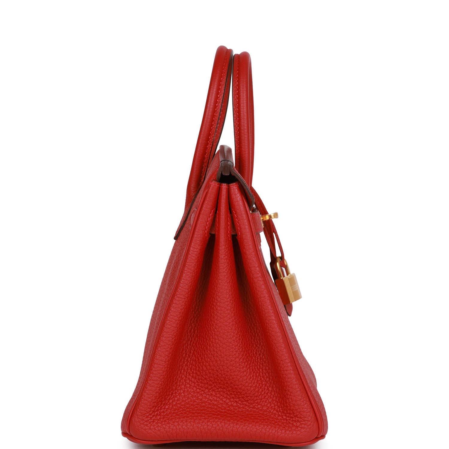 H Birkin 25 Rouge Vif Togo Gold Hardware