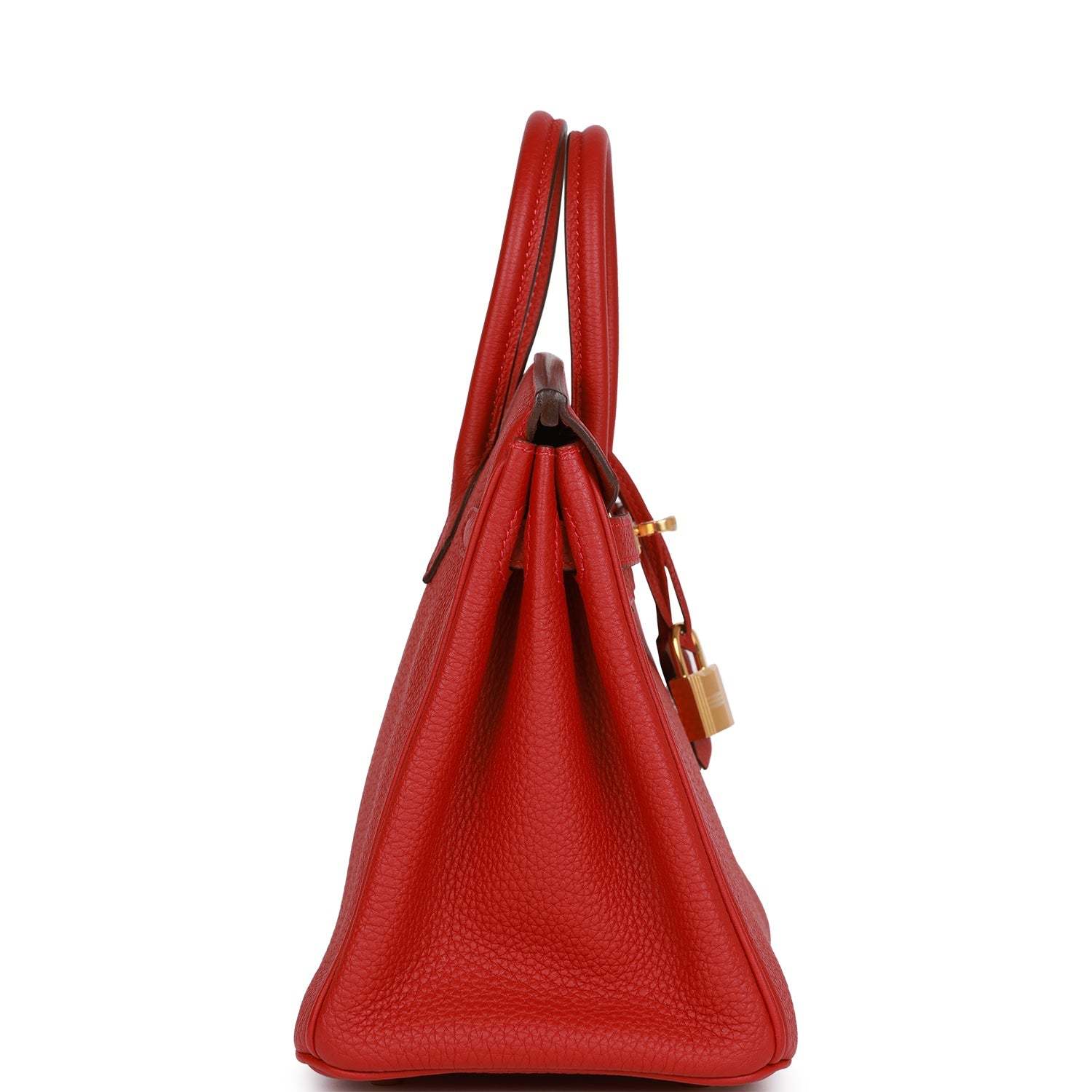 H Birkin 25 Rouge Vif Togo Gold Hardware