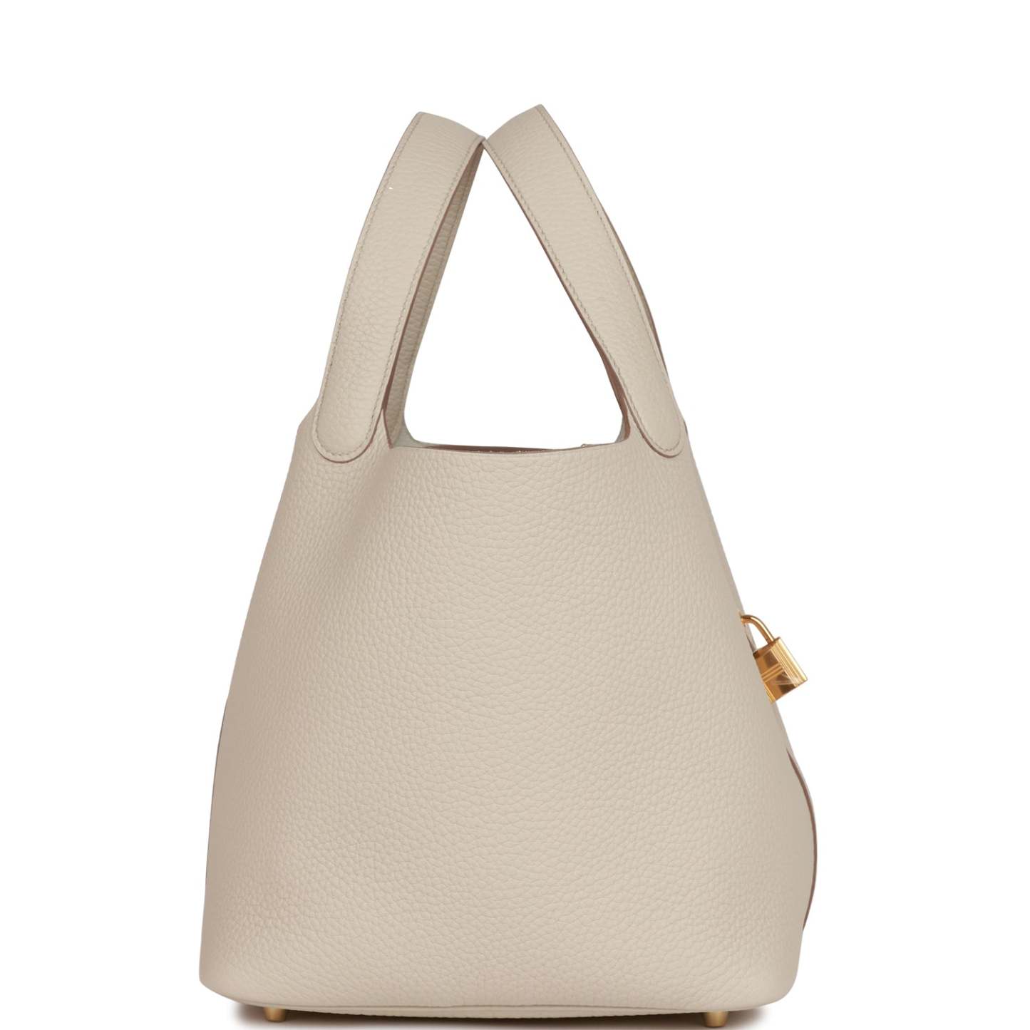 H Picotin Lock 22 Beton Clemence Gold Hardware