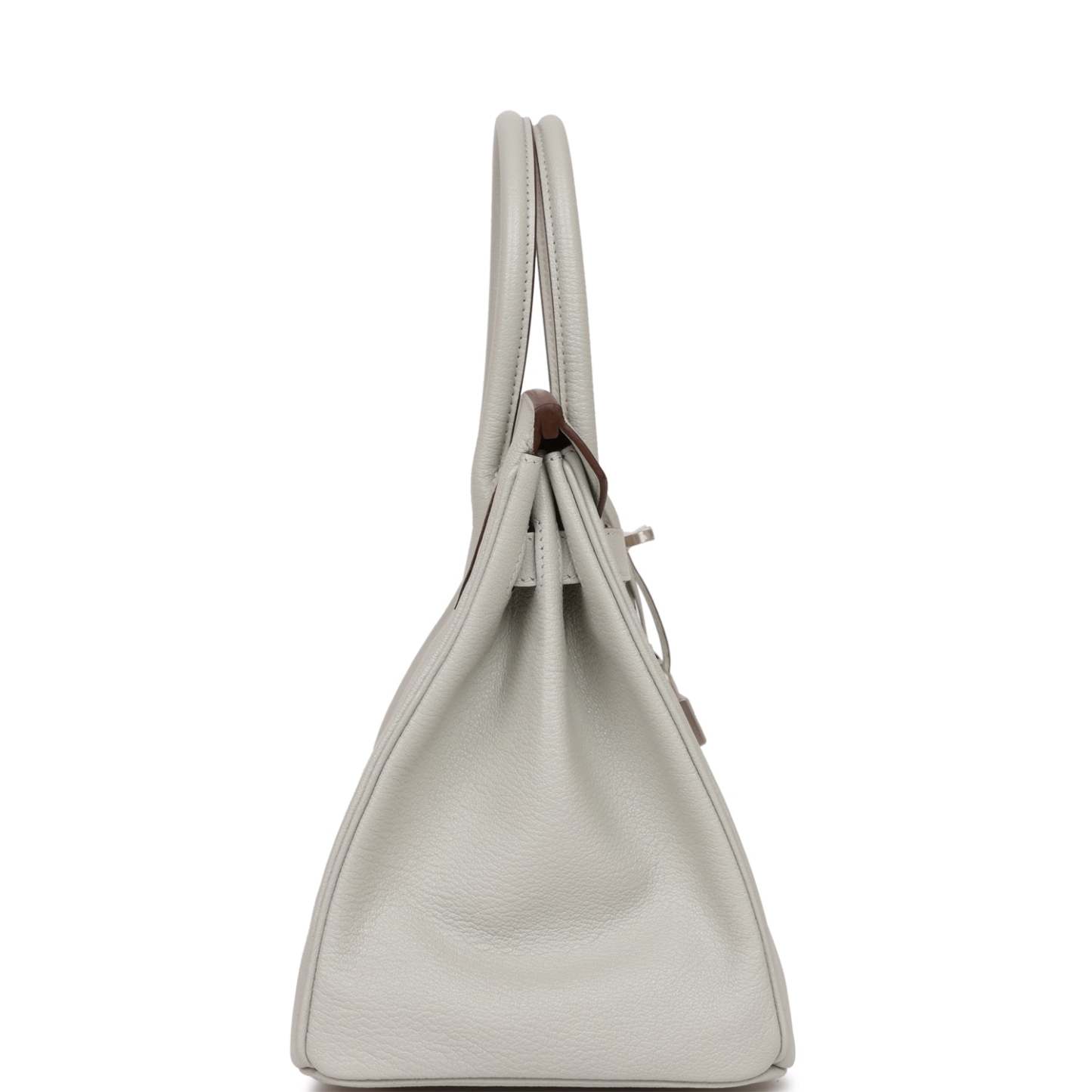 H Special Order (HSS) Birkin 30 Gris Perle Verso Chevre Brushed Palladium Hardware