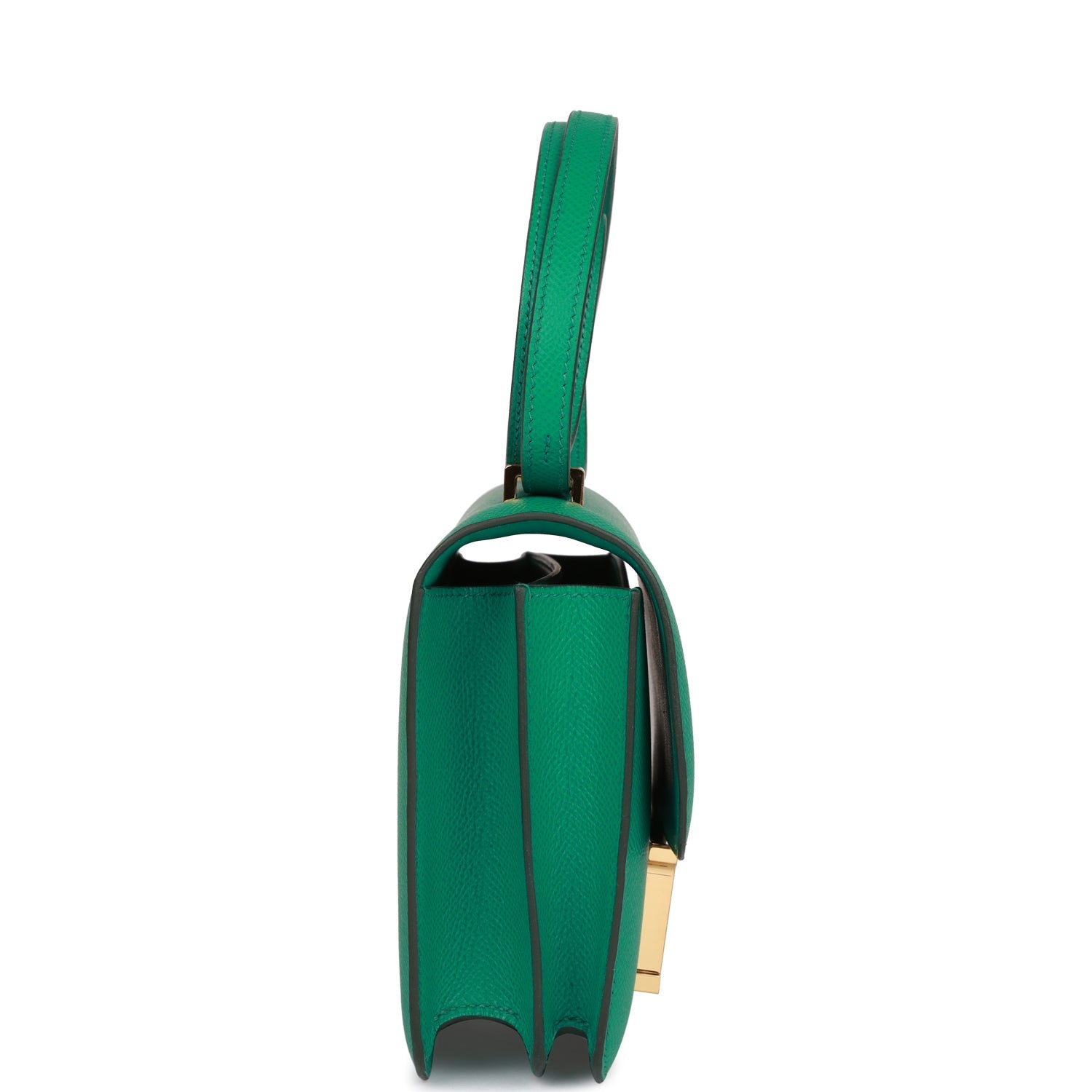 H Constance 18 Vert Jade Epsom Gold Hardware