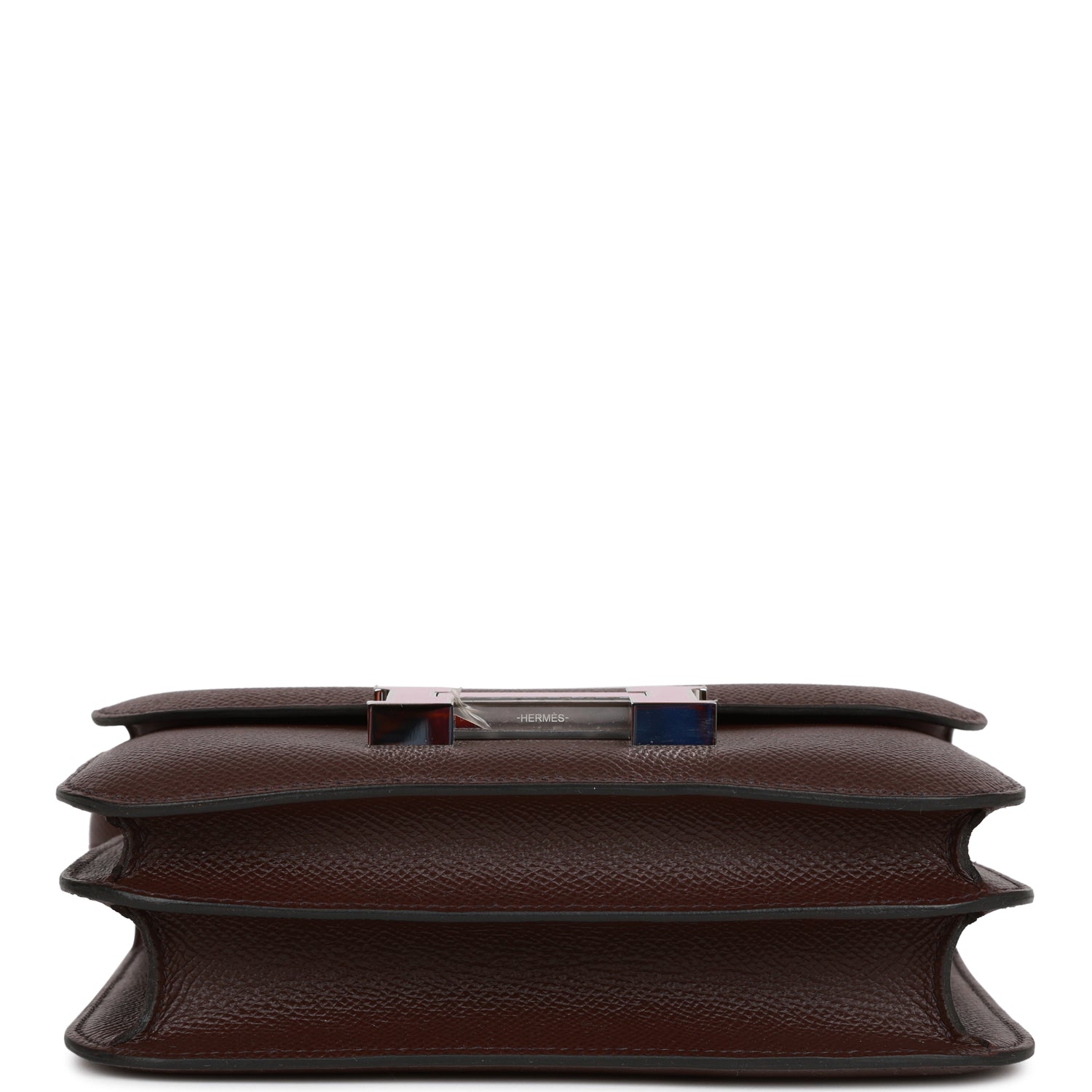 H Constance 18 Rouge Sellier Epsom Palladium Hardware
