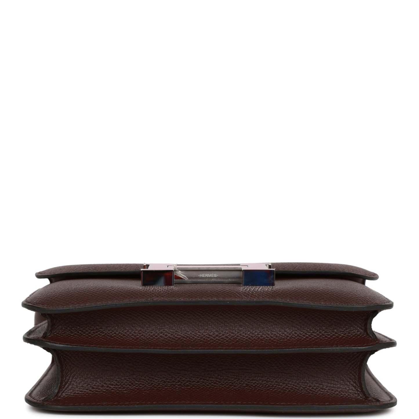 H Constance 18 Rouge Sellier Epsom Palladium Hardware