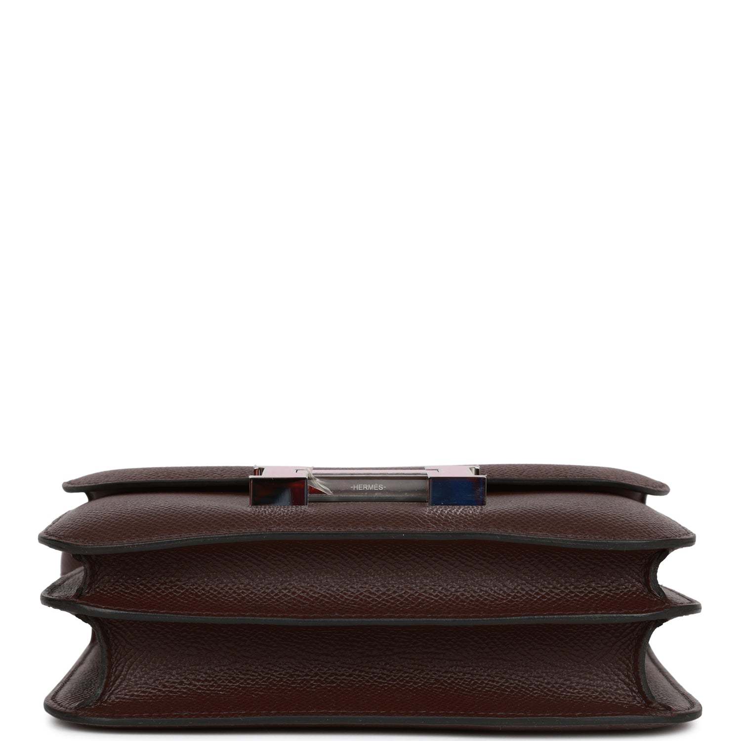 H Constance 18 Rouge Sellier Epsom Palladium Hardware