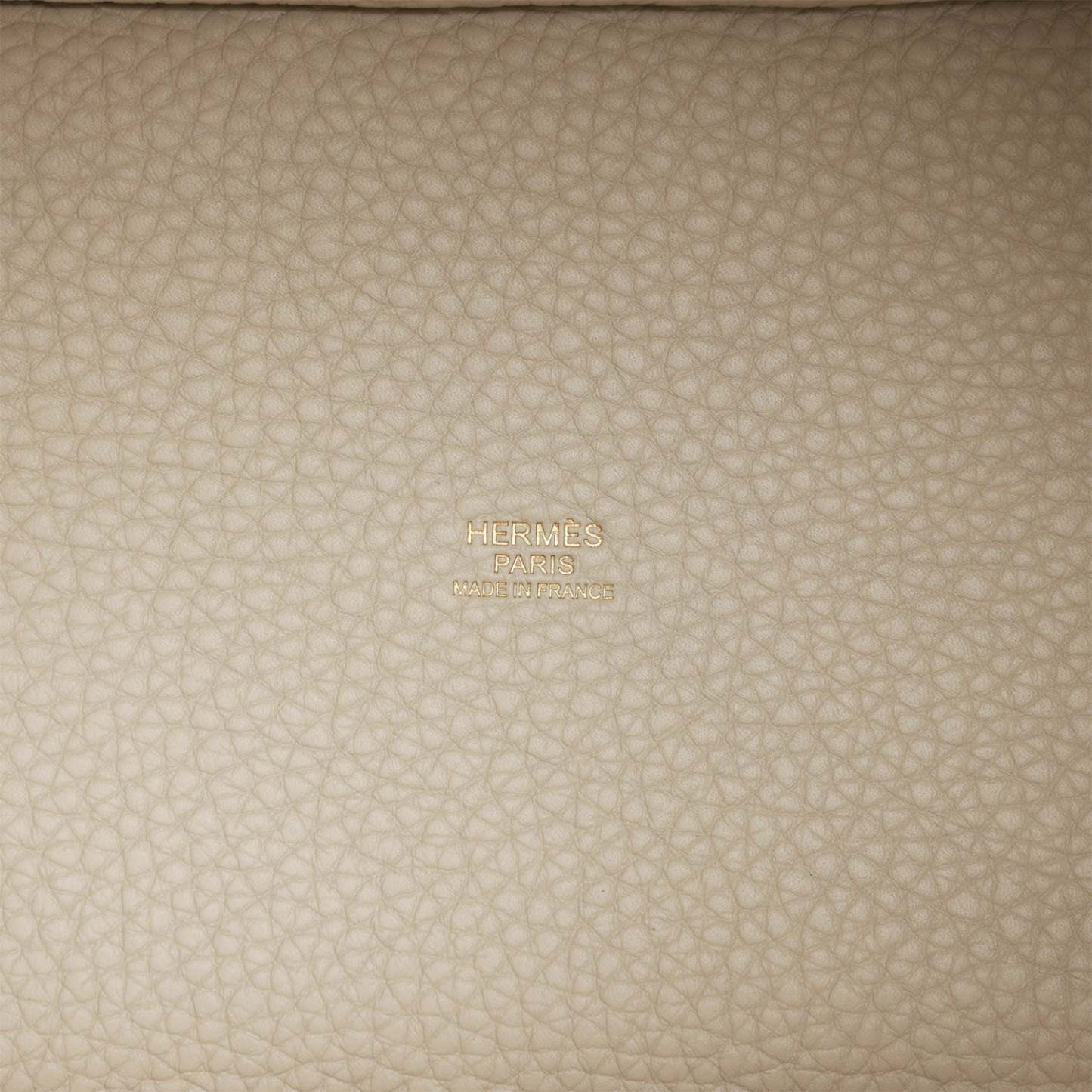 H Picotin Lock 18 Beton Clemence Gold Hardware