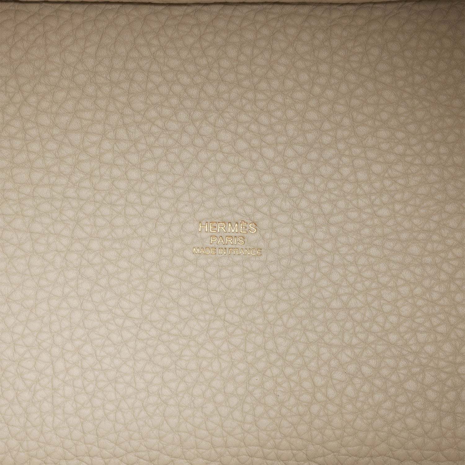 H Picotin Lock 18 Beton Clemence Gold Hardware