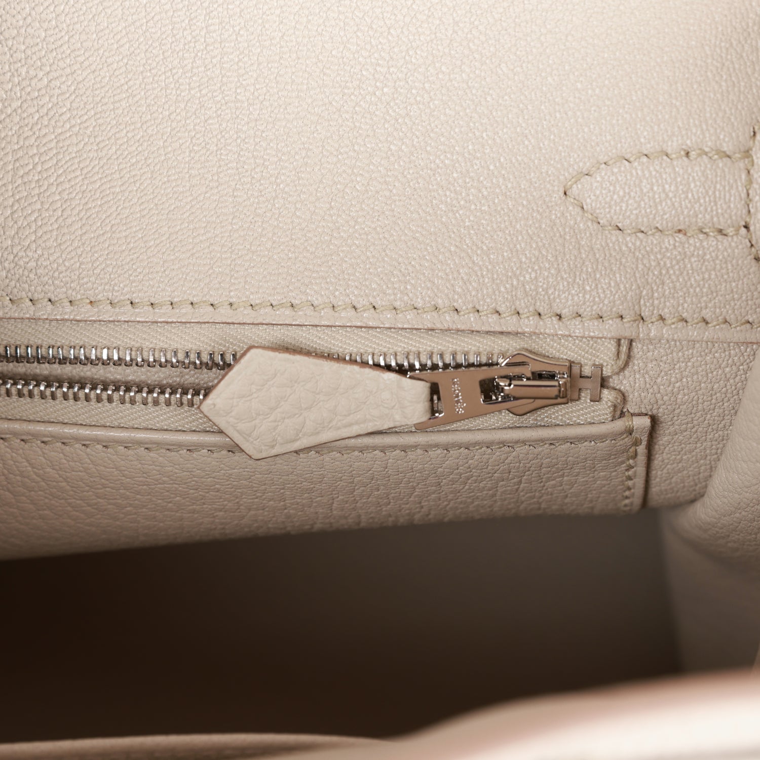 H Birkin 25 Beton Togo Palladium Hardware