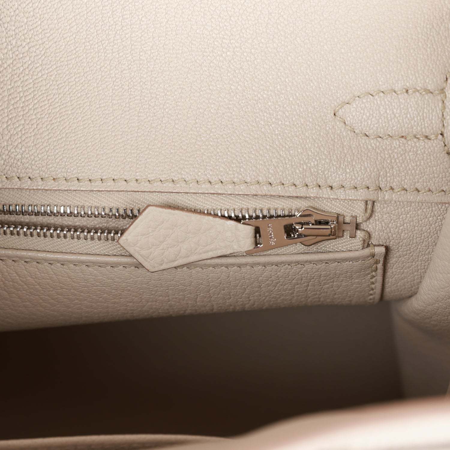 H Birkin 25 Beton Togo Palladium Hardware