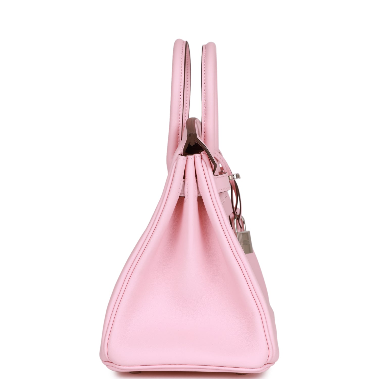H Birkin 25 Rose Sakura Swift Palladium Hardware