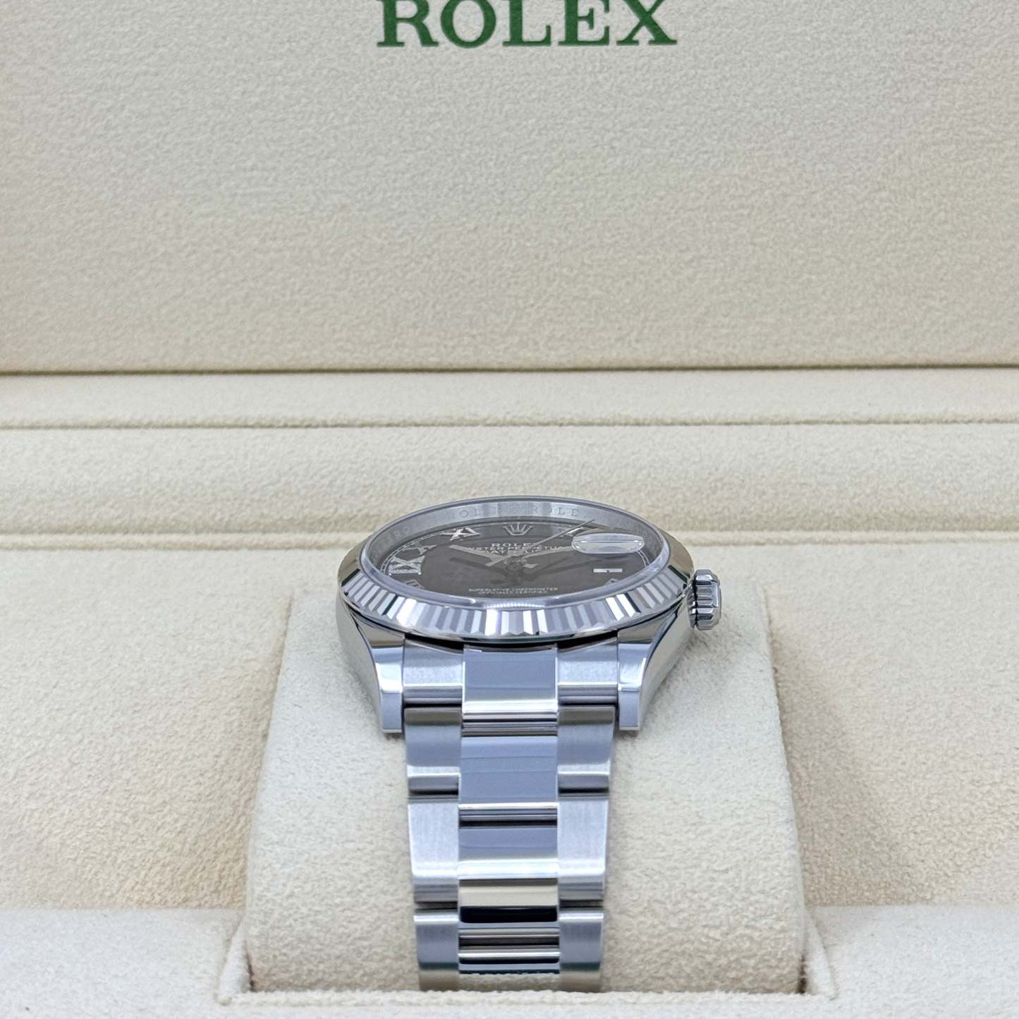 Rolex Datejust 36, Stainless Steel and 18k White Gold, 36mm, Ref# 126234-0022