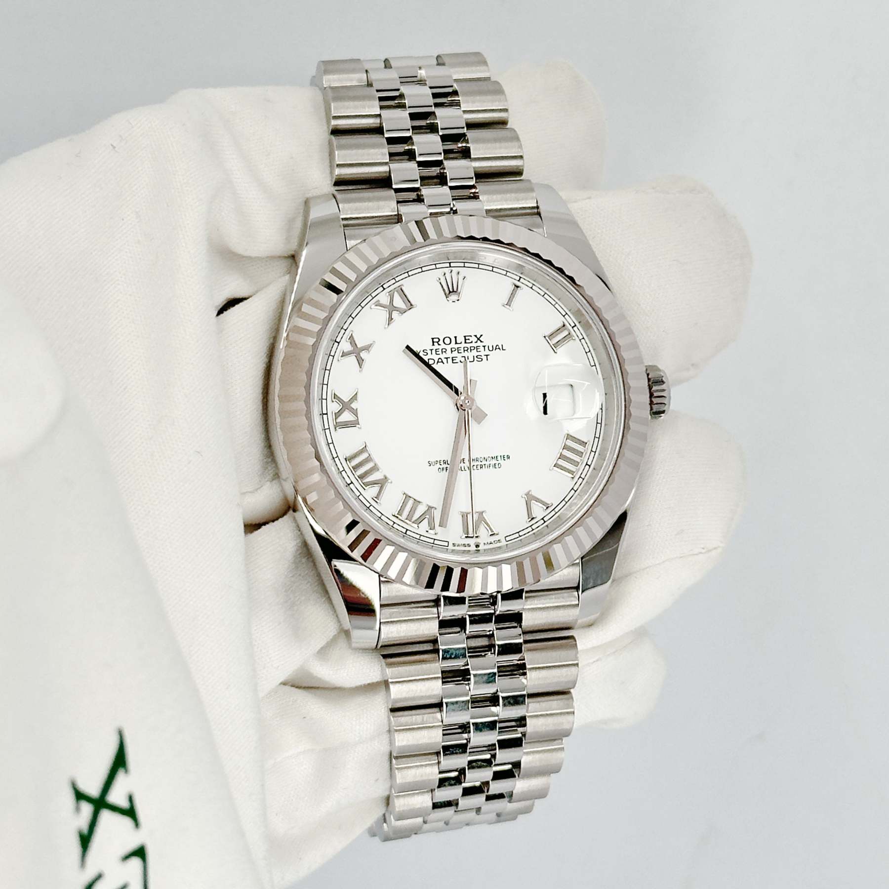 Rolex Datejust 41 Oystersteel and white gold Ref# 126334-0024