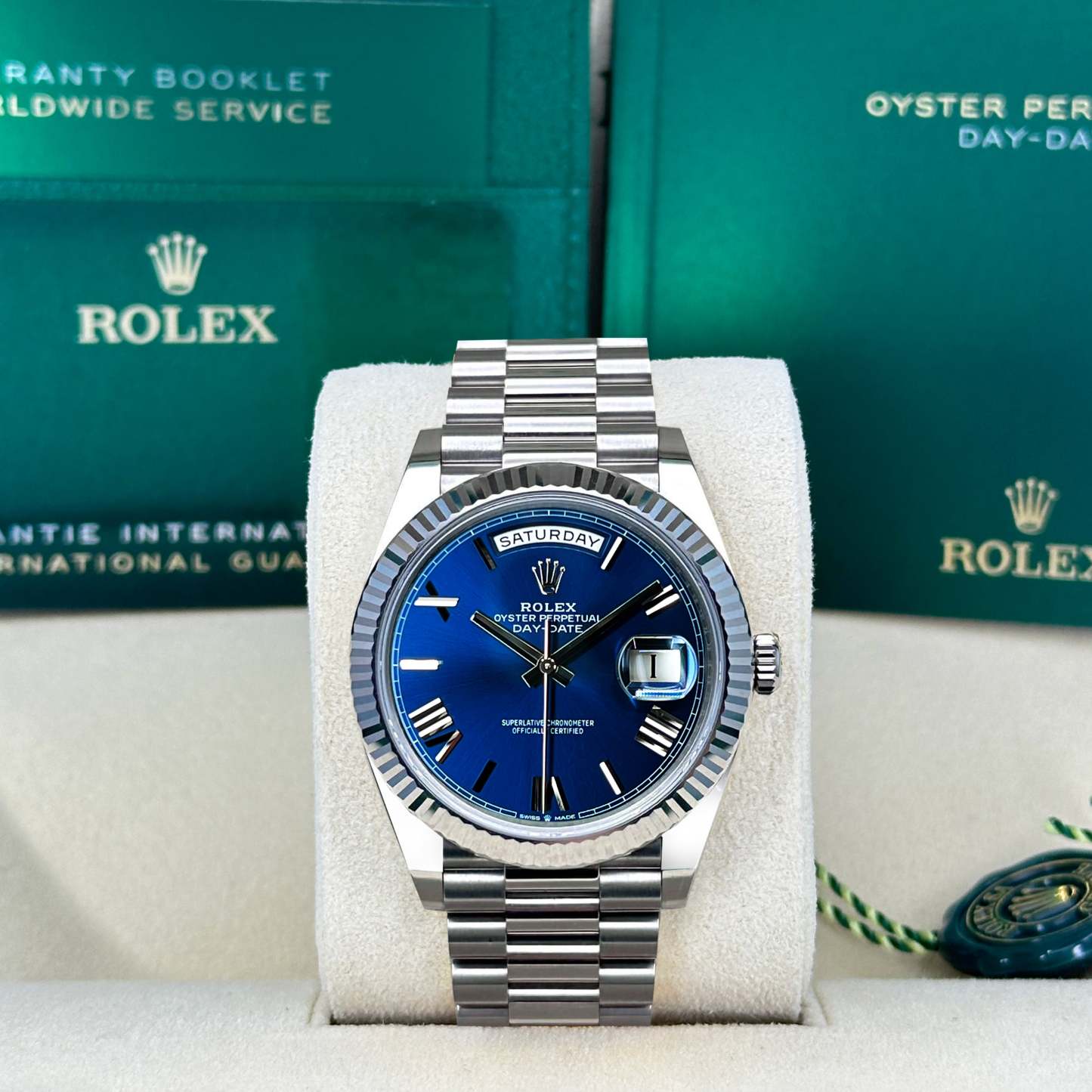 Rolex Day-Date 40 White gold Ref# 228239-0007