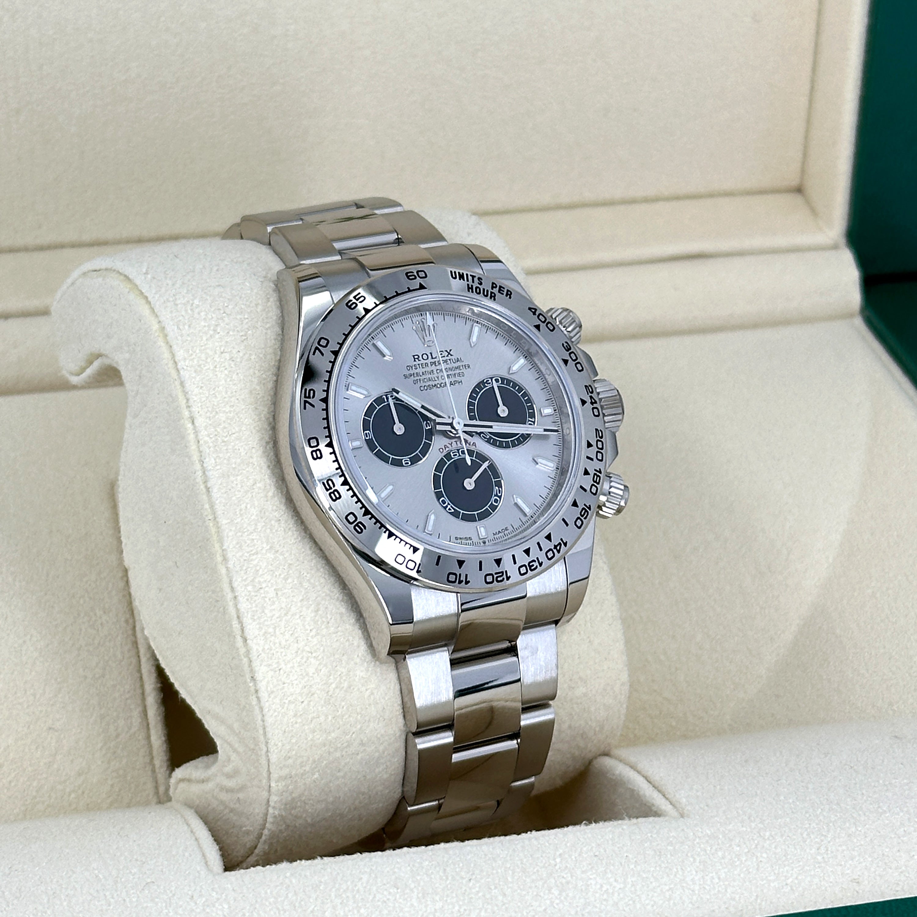 Rolex Cosmograph Daytona 40mm, 18k White Gold, Ref# 126509-0003
