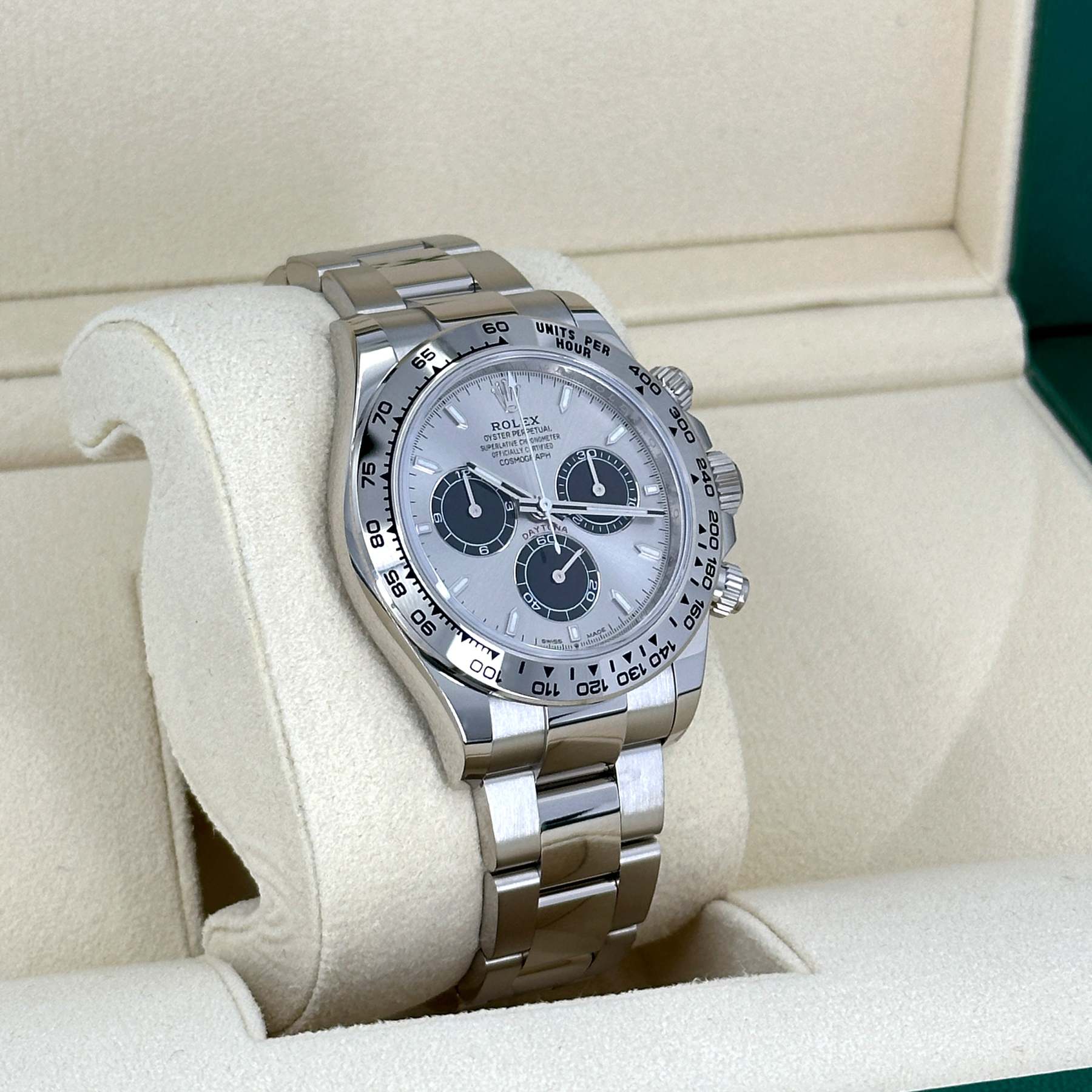 Rolex Cosmograph Daytona 40mm, 18k White Gold, Ref# 126509-0003