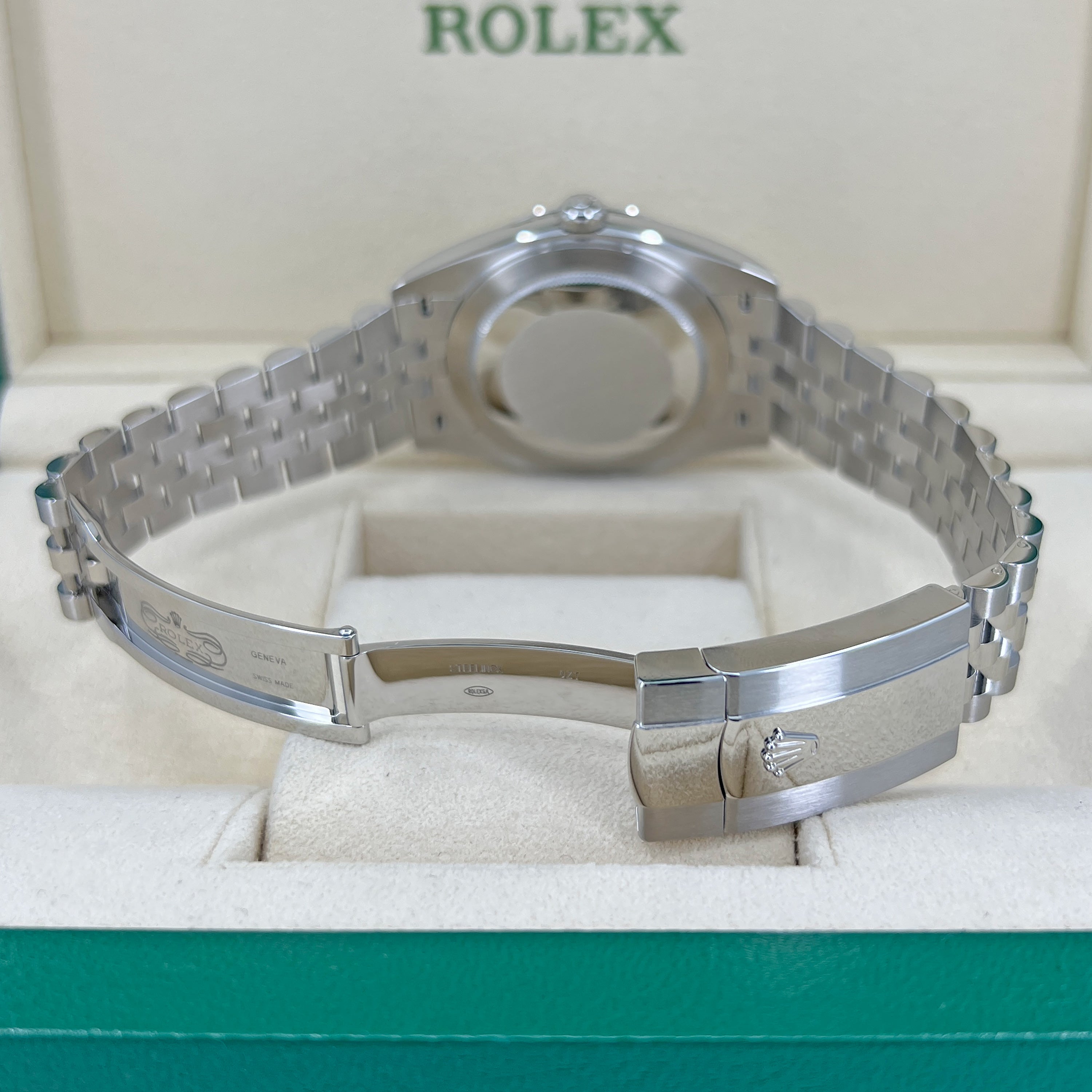 Rolex Datejust 41 Oystersteel and 18K White Gold 41 mm White Dial,  Ref# 126334-0010