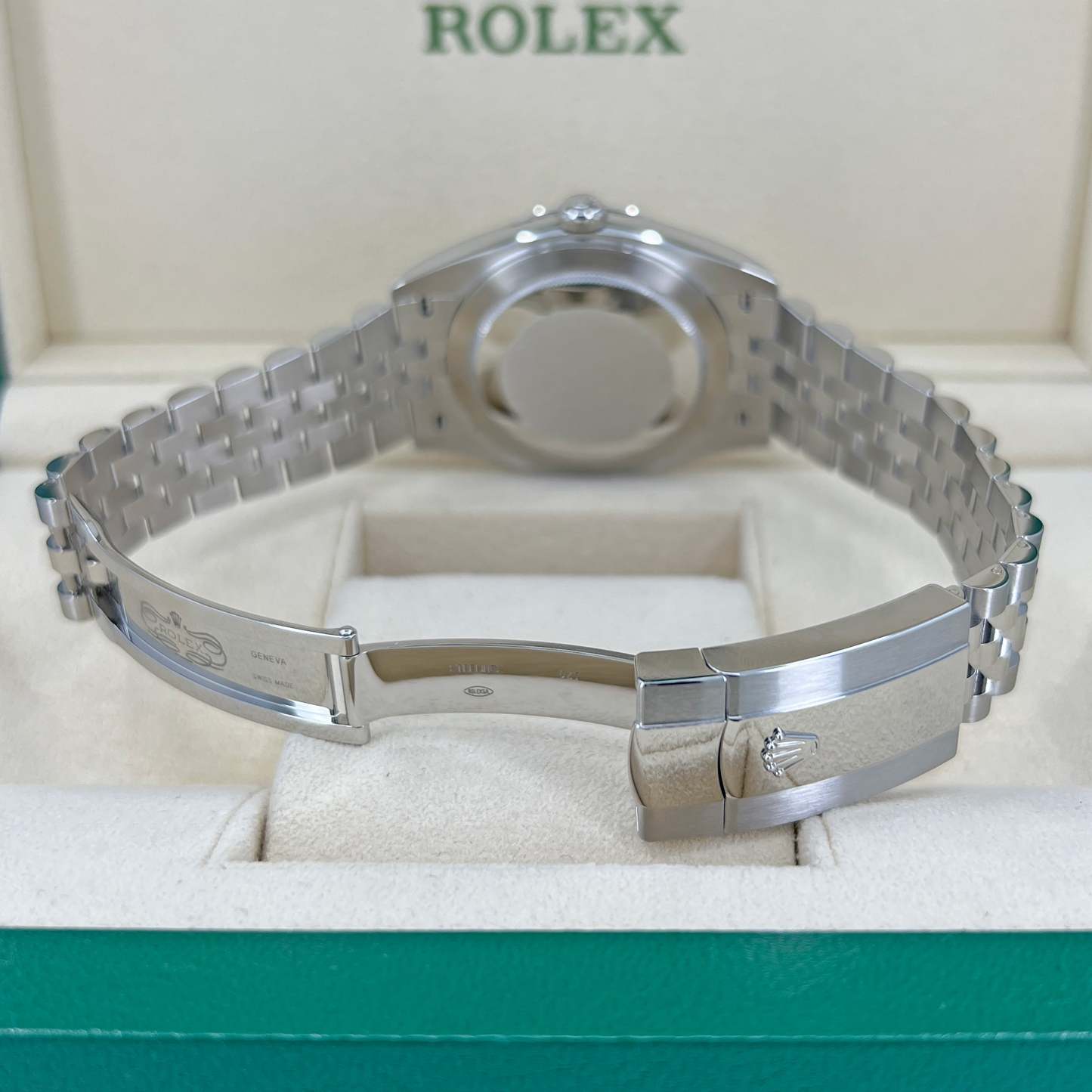 Rolex Datejust 41 Oystersteel and 18K White Gold 41 mm White Dial,  Ref# 126334-0010