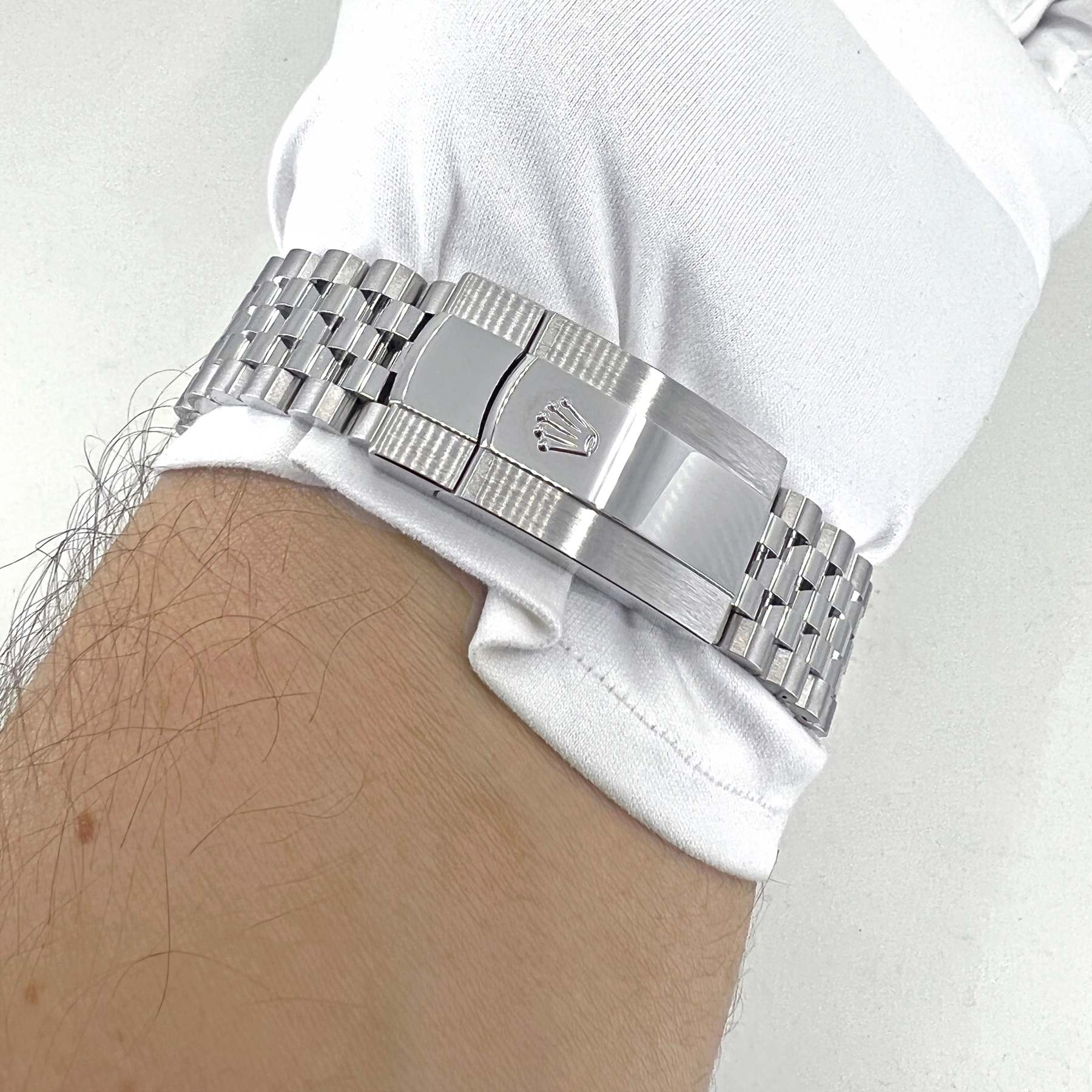 Rolex Datejust 41 Oystersteel and 18K White Gold 41 mm White Dial,  Ref# 126334-0010