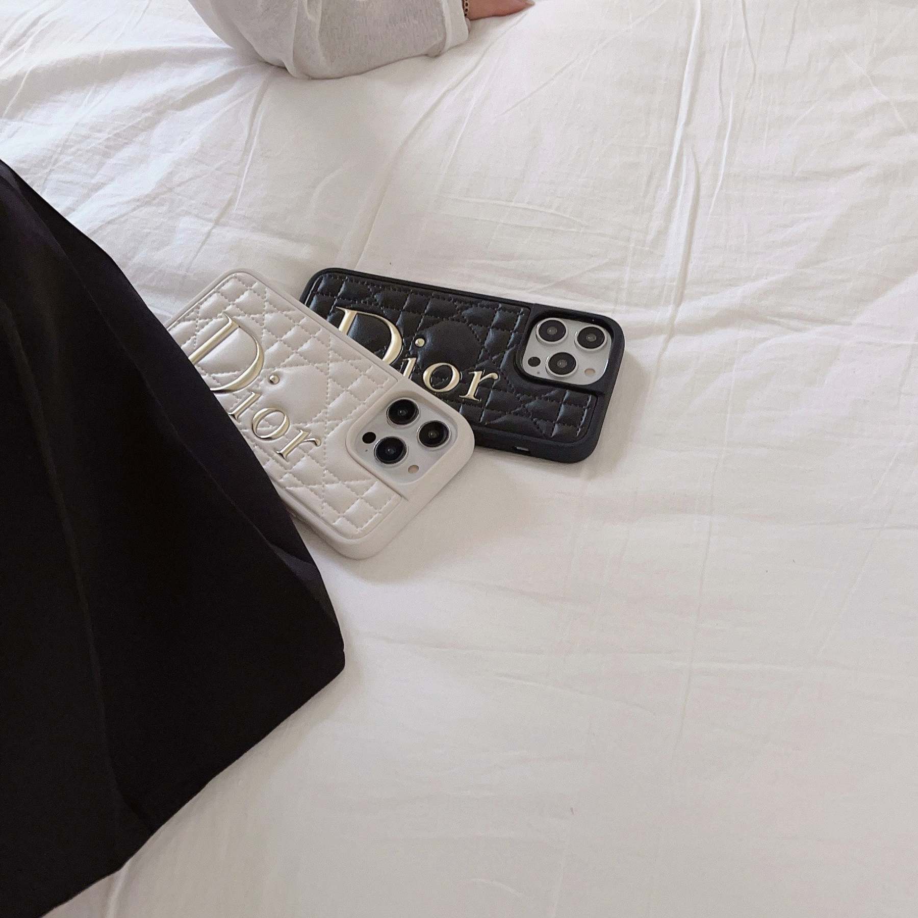 cd-gold-logo-leather-iphone-case-7086