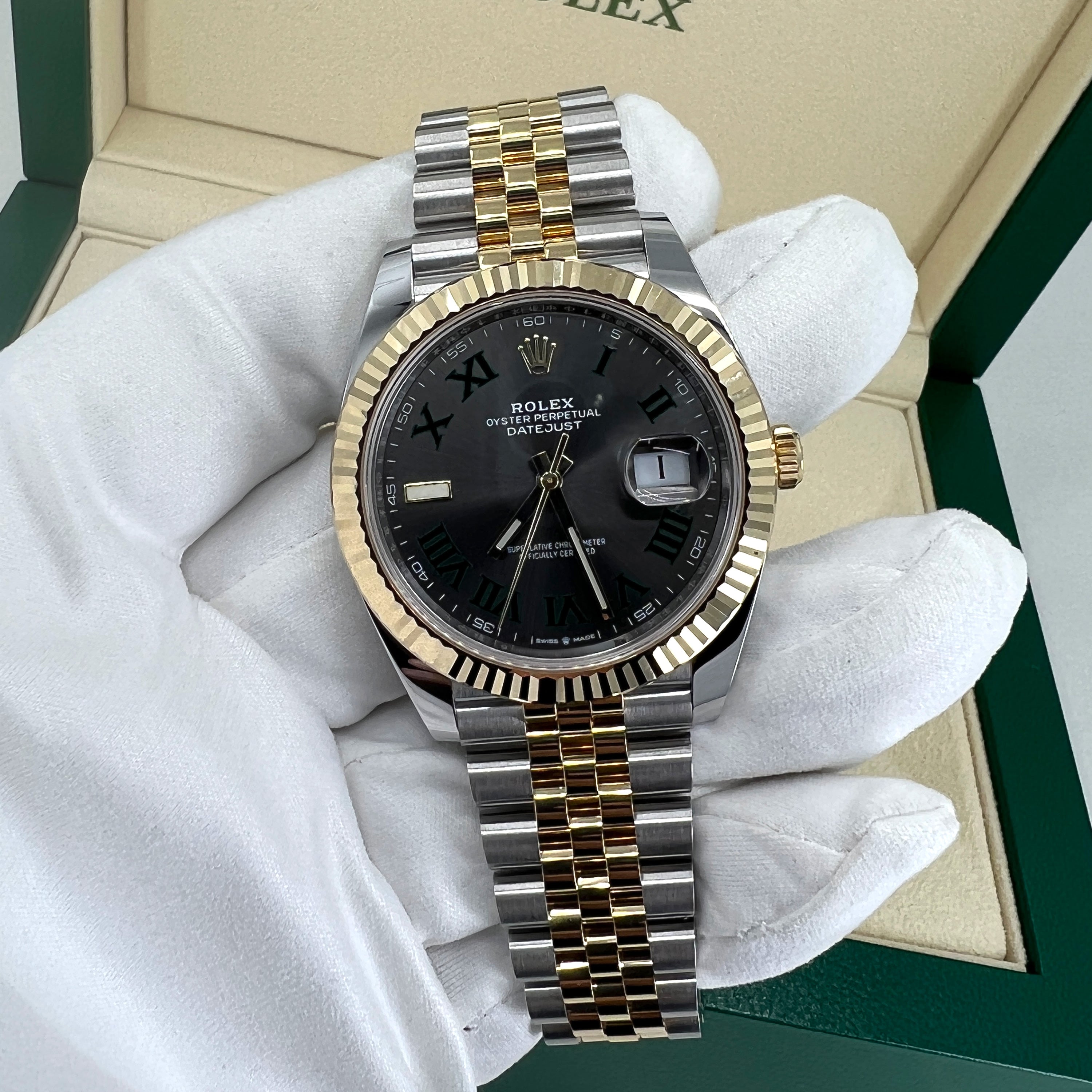 Rolex Datejust 41, 18k Yellow Gold and Stainless Steel, 41mm, Ref# 126333-0020