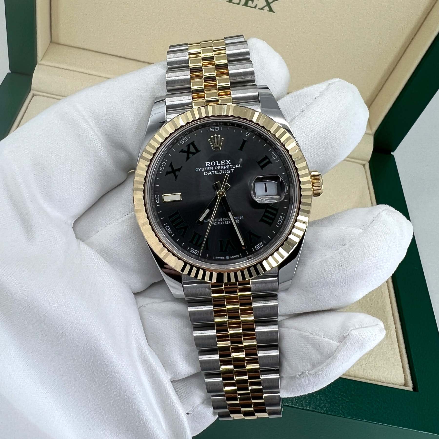 Rolex Datejust 41, 18k Yellow Gold and Stainless Steel, 41mm, Ref# 126333-0020