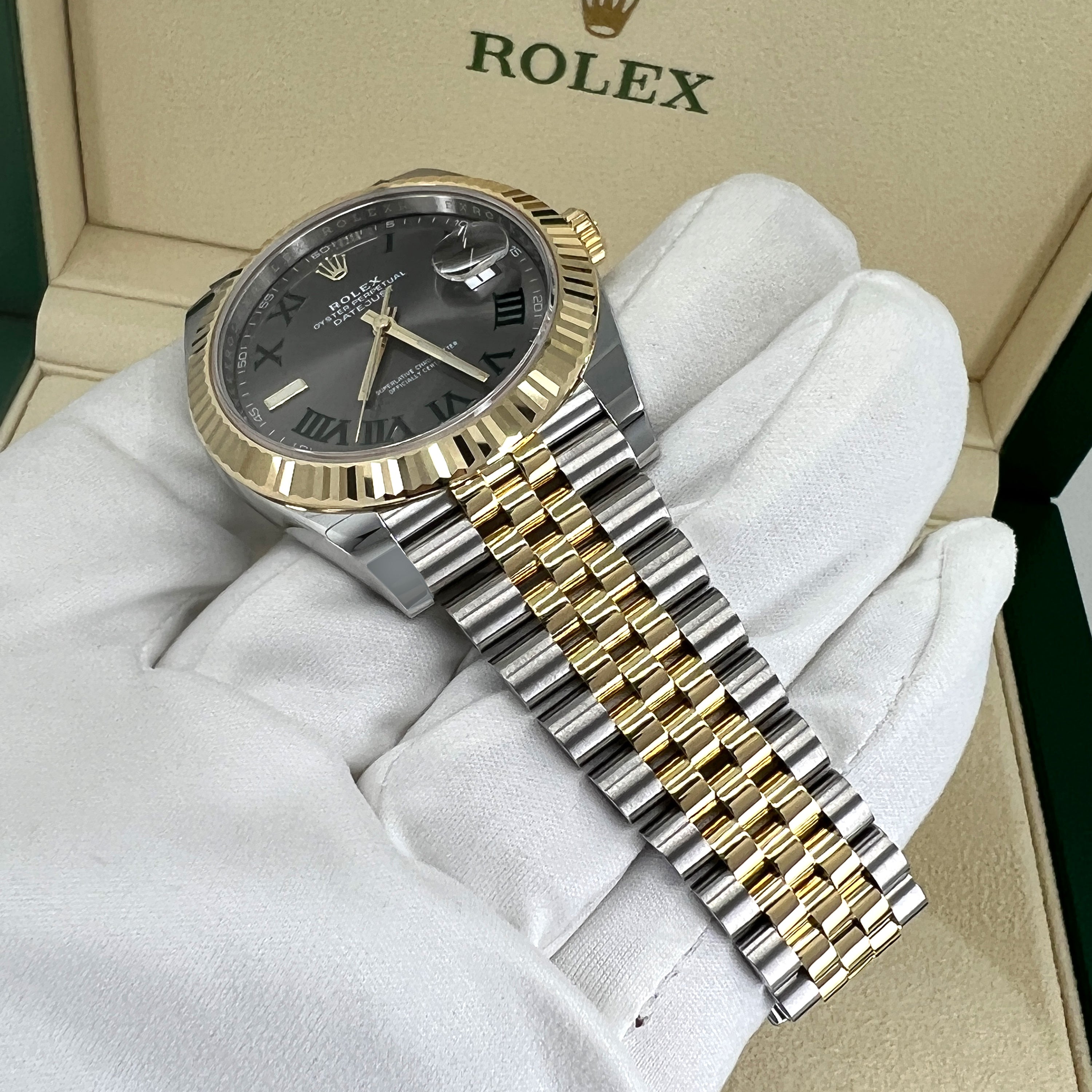 Rolex Datejust 41, 18k Yellow Gold and Stainless Steel, 41mm, Ref# 126333-0020